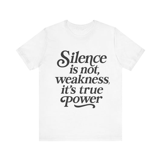 Empowering Quote Tee - Unisex Jersey Short Sleeve, Inspirational Apparel, Motivational Gift, Casual Wear, Self-Love T-Shirt