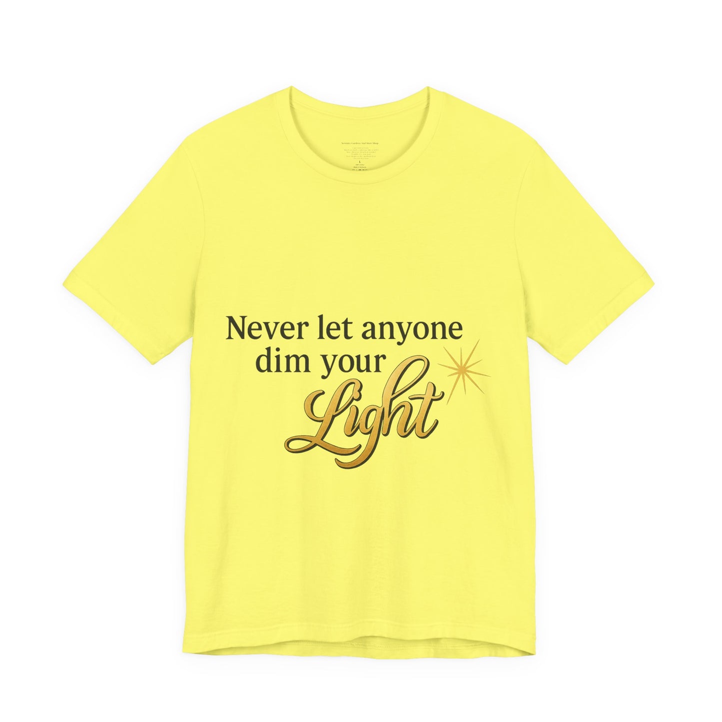Inspirational Quote Tee, Motivational Shirt for Women, Uplifting Gift, Light Theme, Positive Vibes
