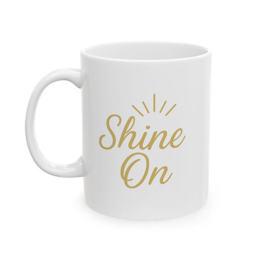 Elegant Ceramic Mug - Perfect Gift for Coffee Lovers, Birthdays, Anniversaries, Home Decor, Customizable Design