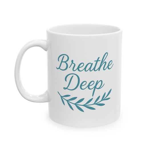 Inspirational Ceramic Mug: Perfect Gift for Coffee Lovers, Motivational Decor, Self-Care, Birthday, Tea Lovers, Home Office