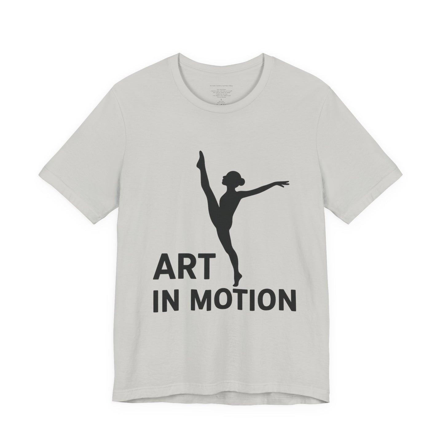 Dancer Graphic Tee, Art in Motion T-Shirt, Ballet Dance Apparel, Unisex Casual Top, Perfect Gift for Dance Lovers, Artsy Statement Shirt
