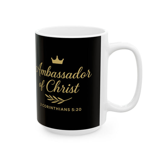 Elegant Inspirational Ceramic Mug for Coffee Lovers, Perfect for Gifting, Bible Verse Mug, Christian Faith Gifts, Motivational [...]