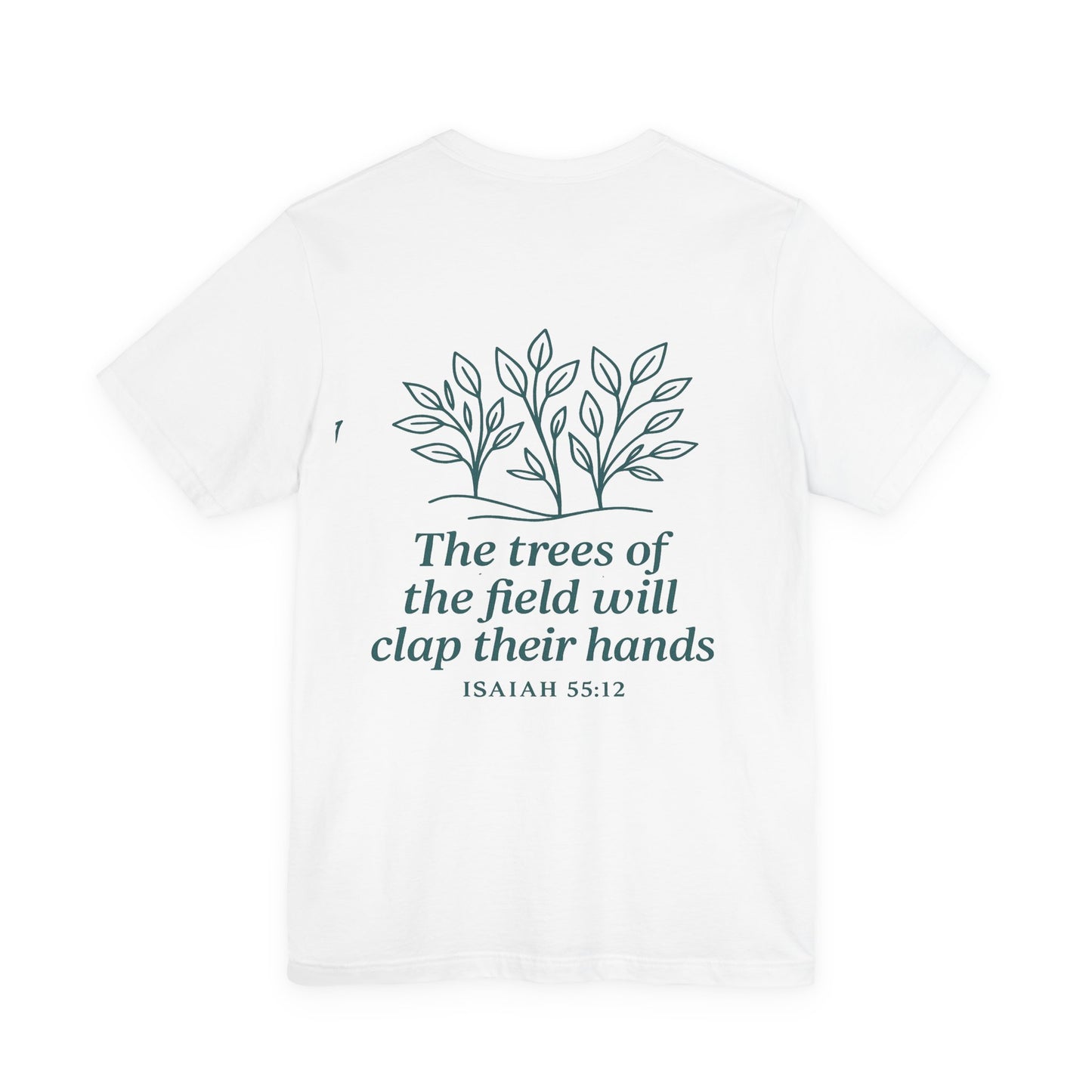 Nature-Inspired Inspirational T-Shirt, Eco-Friendly Faith Tee, Gift for Nature Lovers, Christian Apparel, Verse Shirt