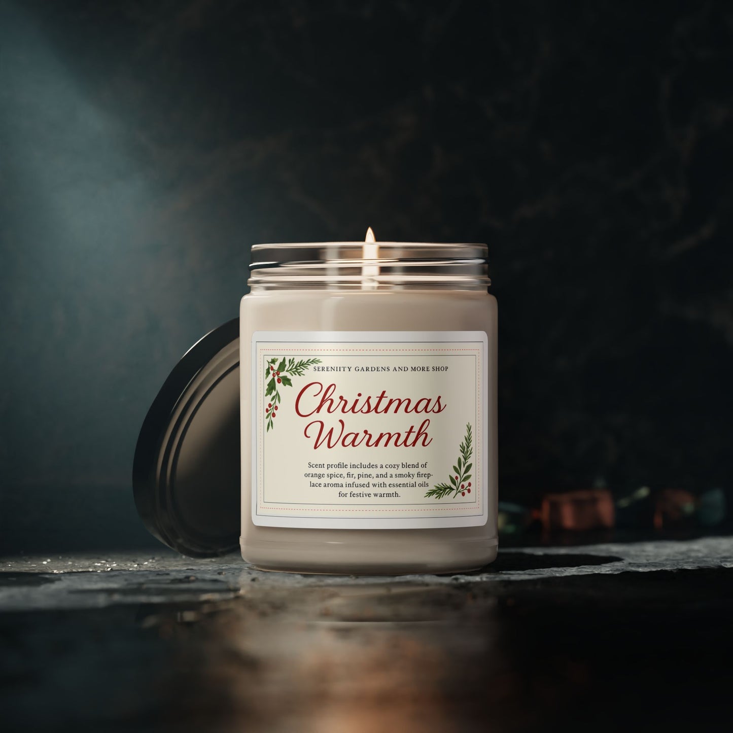 Christmas Warmth Scented Soy Candle, Cozy Holiday Gift, Home Fragrance, Natural Candle for Relaxation, Winter Aromatherapy, [...]