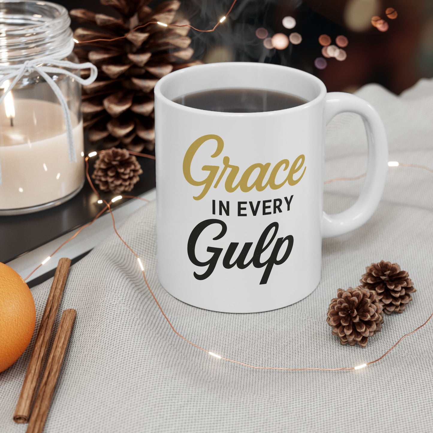 Inspirational Ceramic Mug | Perfect Gift for Coffee Lovers, Encouragement, Home Office Decor, Motivational Tea Cup