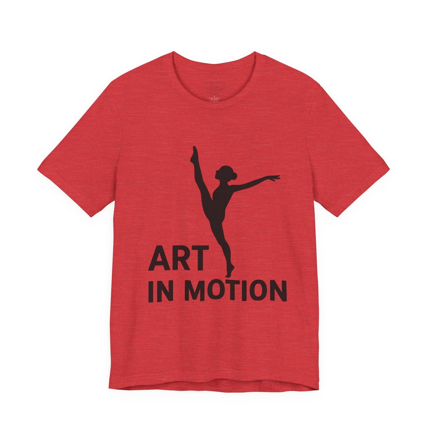 Dancer Graphic Tee, Art in Motion T-Shirt, Ballet Dance Apparel, Unisex Casual Top, Perfect Gift for Dance Lovers, Artsy Statement Shirt
