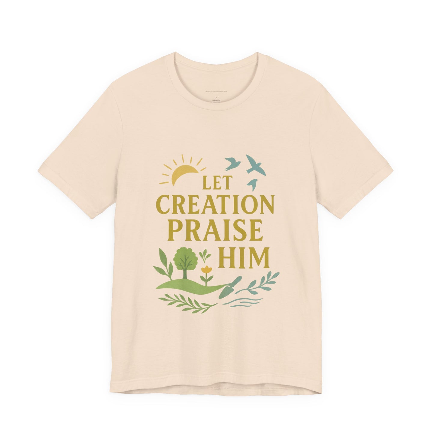 Nature-Inspired Inspirational T-Shirt, Eco-Friendly Faith Tee, Gift for Nature Lovers, Christian Apparel, Verse Shirt