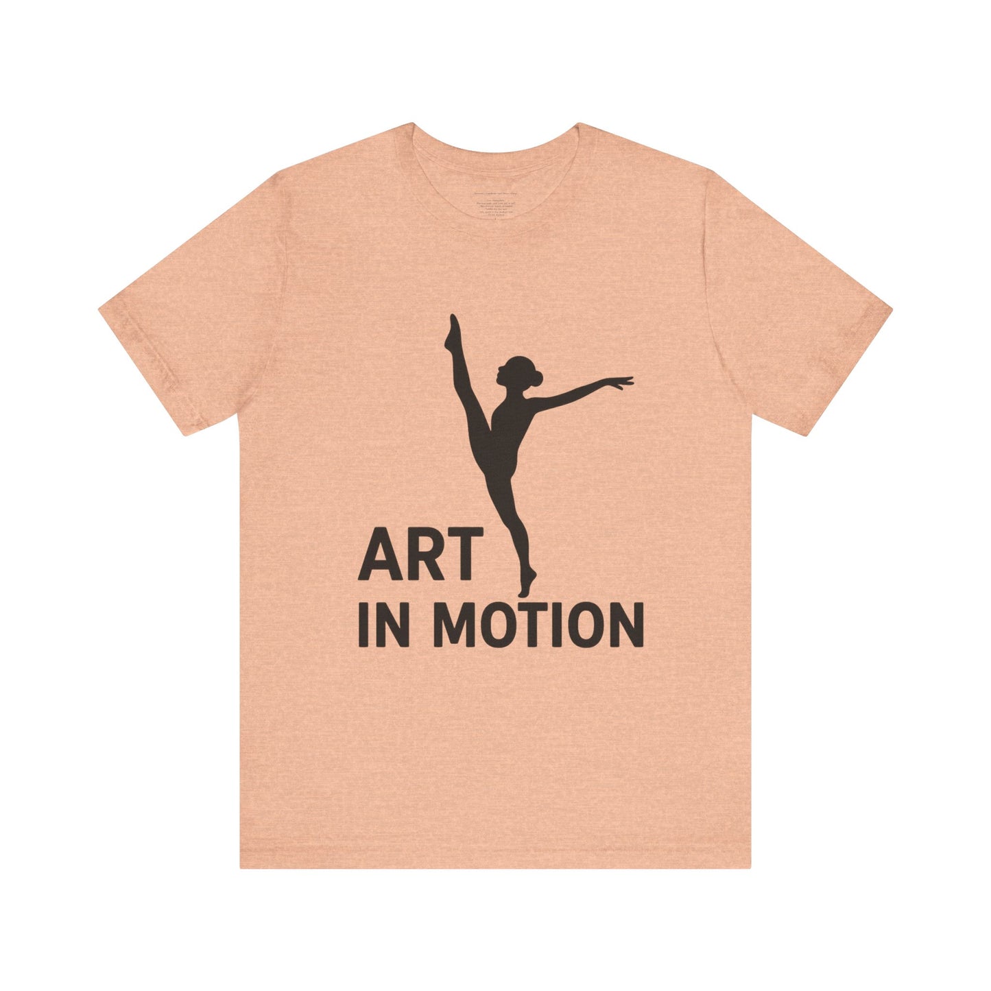 Dancer Graphic Tee, Art in Motion T-Shirt, Ballet Dance Apparel, Unisex Casual Top, Perfect Gift for Dance Lovers, Artsy Statement Shirt