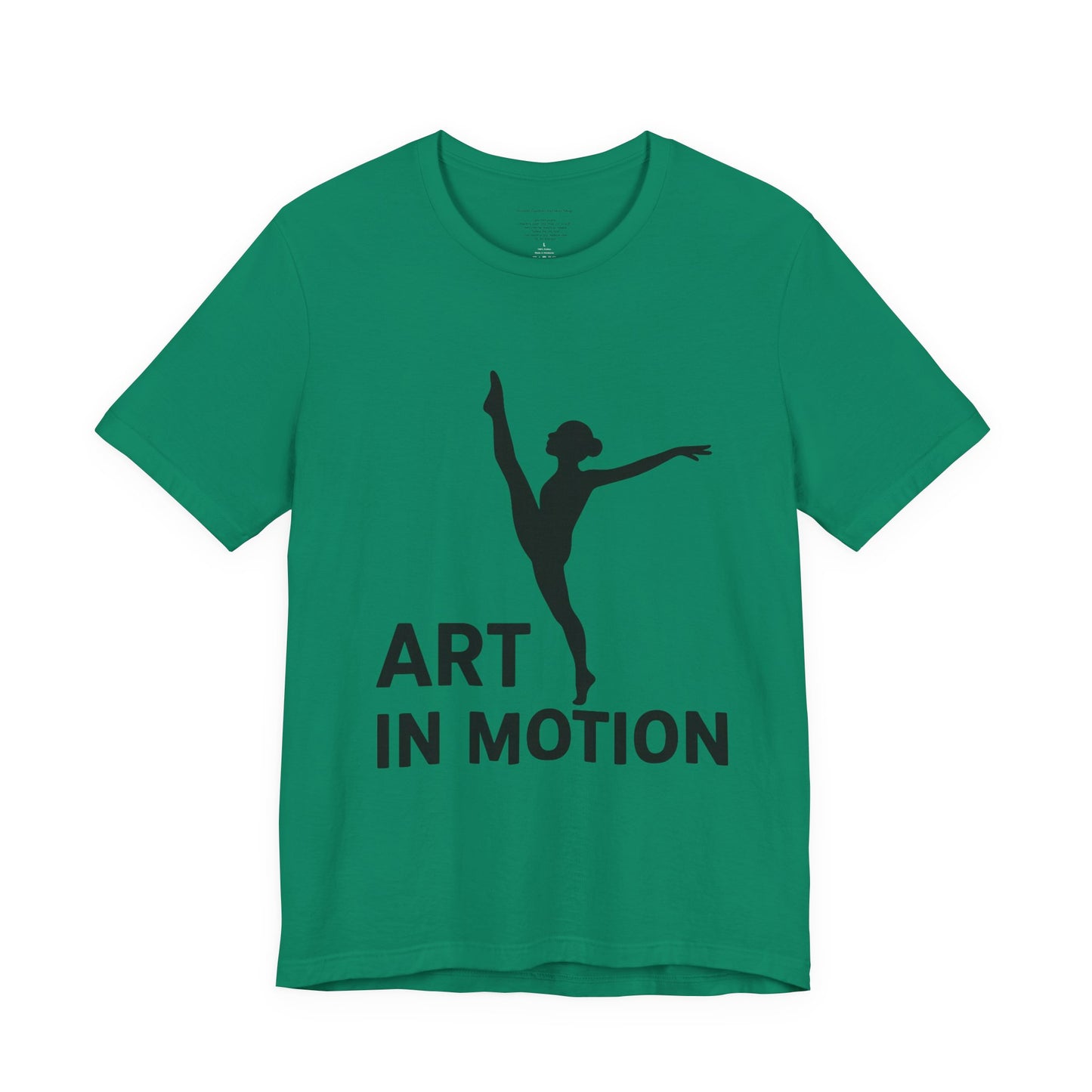 Dancer Graphic Tee, Art in Motion T-Shirt, Ballet Dance Apparel, Unisex Casual Top, Perfect Gift for Dance Lovers, Artsy Statement Shirt