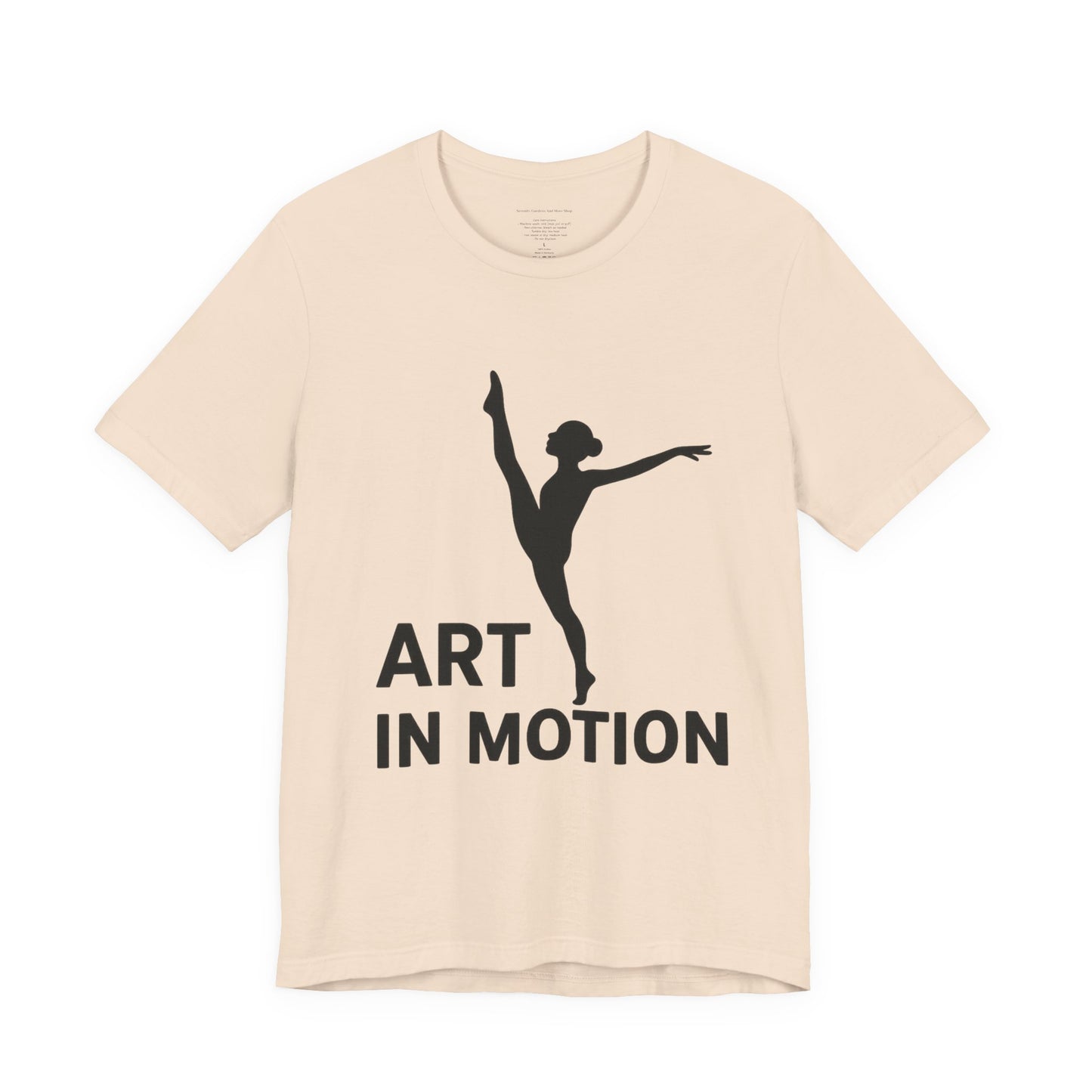 Dancer Graphic Tee, Art in Motion T-Shirt, Ballet Dance Apparel, Unisex Casual Top, Perfect Gift for Dance Lovers, Artsy Statement Shirt