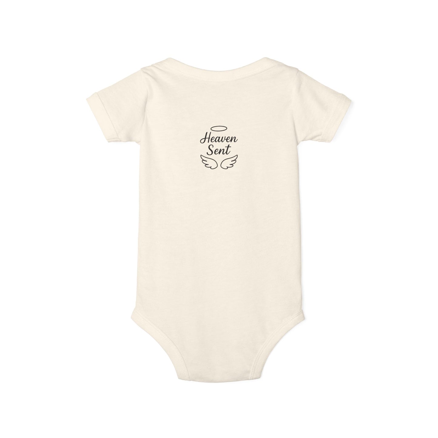 Heaven Sent Infant One Piece, Baby Bodysuit, Newborn Gift, Baby Shower Present, Cute Baby Clothes, Angelic Outfit