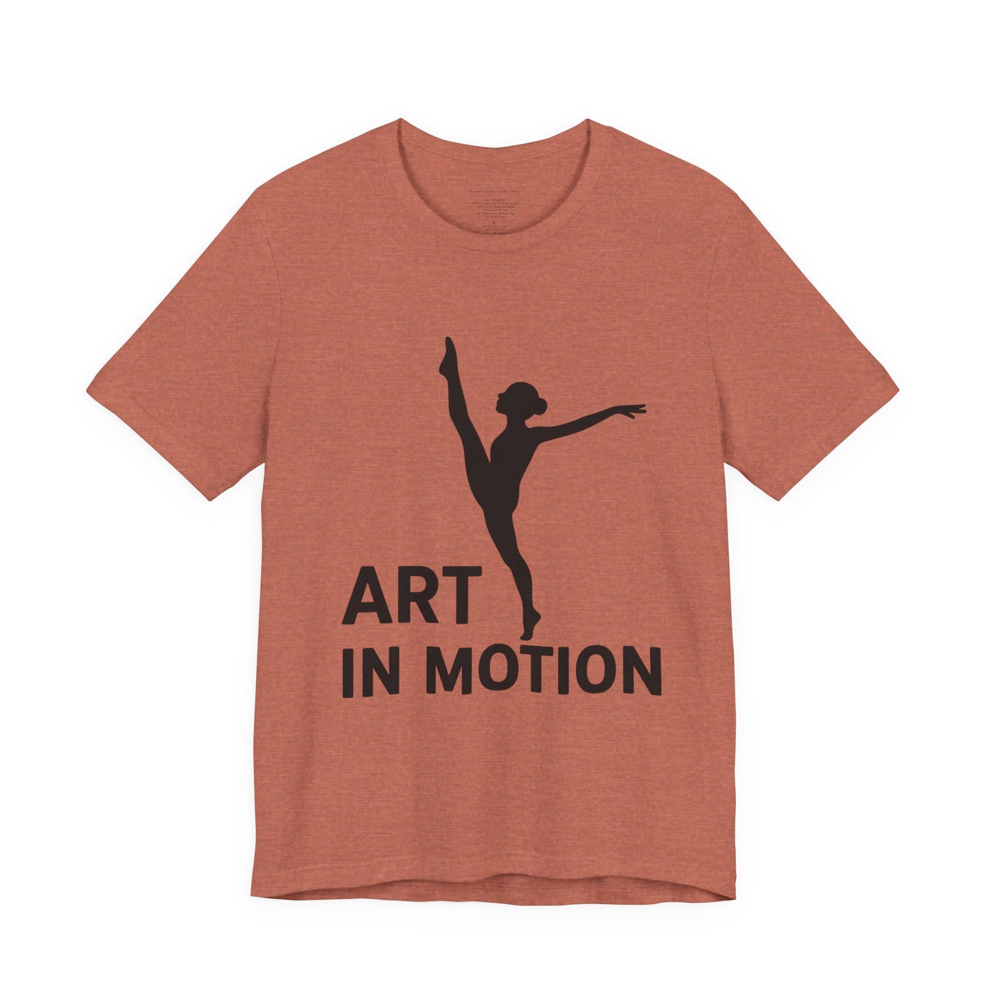 Dancer Graphic Tee, Art in Motion T-Shirt, Ballet Dance Apparel, Unisex Casual Top, Perfect Gift for Dance Lovers, Artsy Statement Shirt
