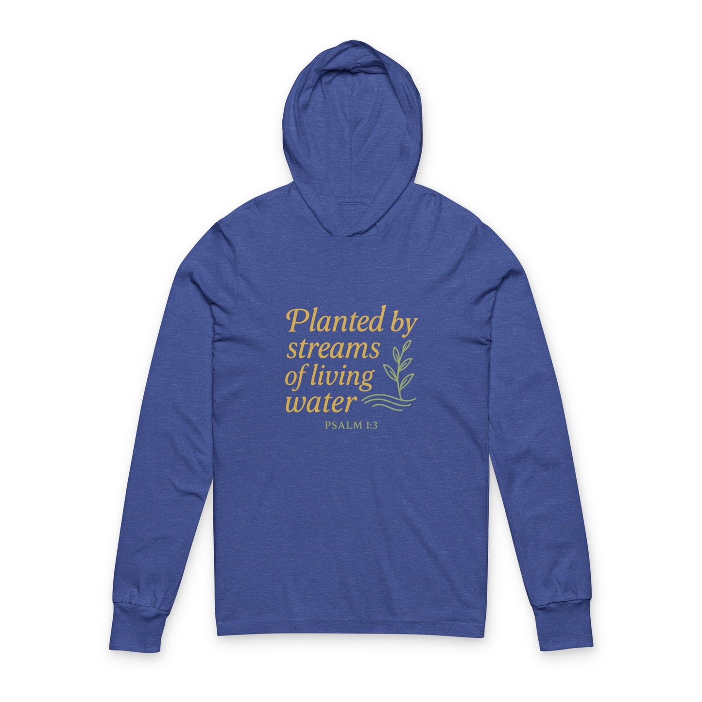 Botanical Inspired Unisex Hooded Tee, Lightweight Long Sleeve Shirt, Unique Gift for Nature Lovers, Cozy Hooded Top for Relaxing, [...]