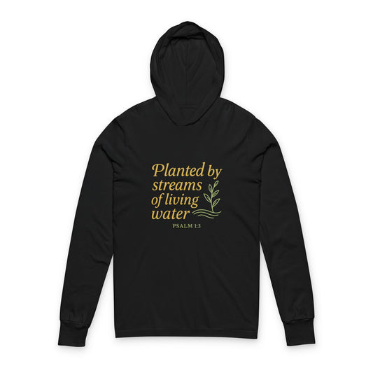 Botanical Inspired Unisex Hooded Tee, Lightweight Long Sleeve Shirt, Unique Gift for Nature Lovers, Cozy Hooded Top for Relaxing, [...]