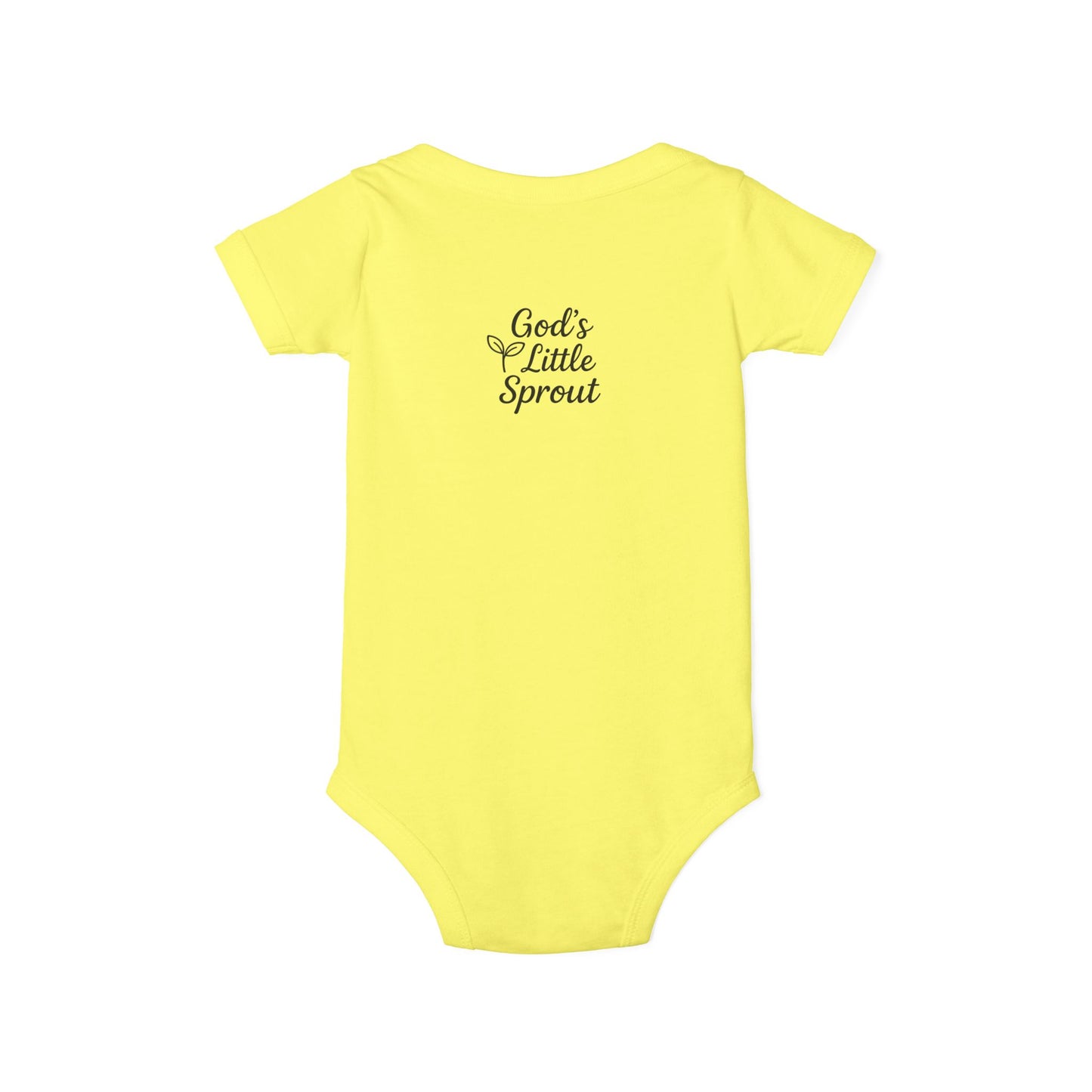 God's Little Sprout Infant Bodysuit, Baby Shower Gift, Newborn Outfit, Christening Apparel, Infant Clothing, Cute Baby Wear