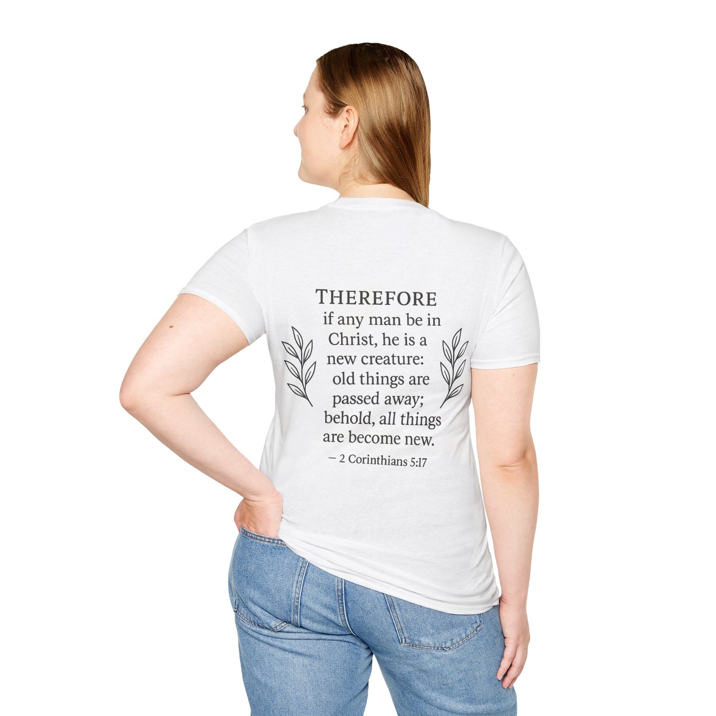 Inspirational Christian Unisex Softstyle T-Shirt, Faith-Based Apparel, Christian Gift, Motivational Tee, Quote Shirt