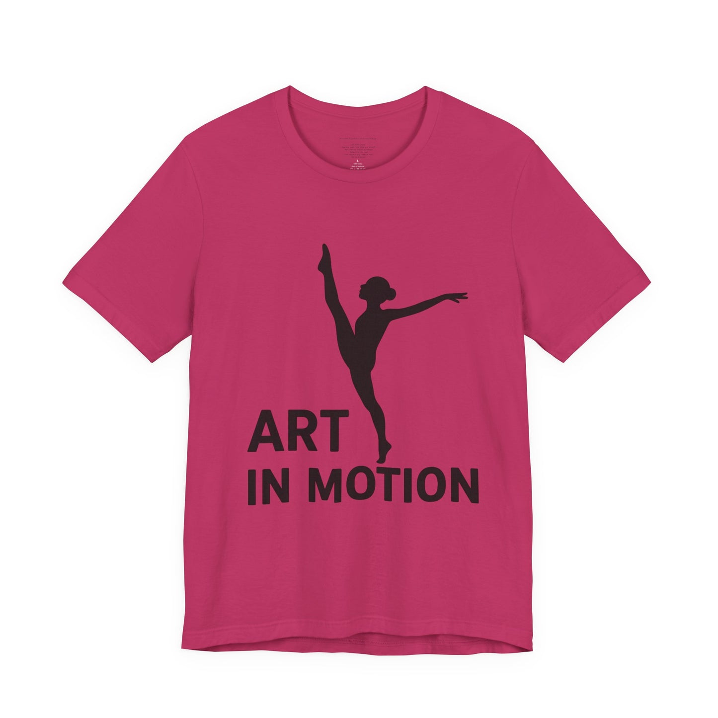 Dancer Graphic Tee, Art in Motion T-Shirt, Ballet Dance Apparel, Unisex Casual Top, Perfect Gift for Dance Lovers, Artsy Statement Shirt