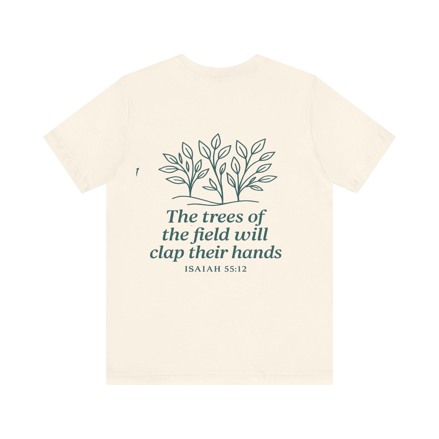 Nature-Inspired Inspirational T-Shirt, Eco-Friendly Faith Tee, Gift for Nature Lovers, Christian Apparel, Verse Shirt