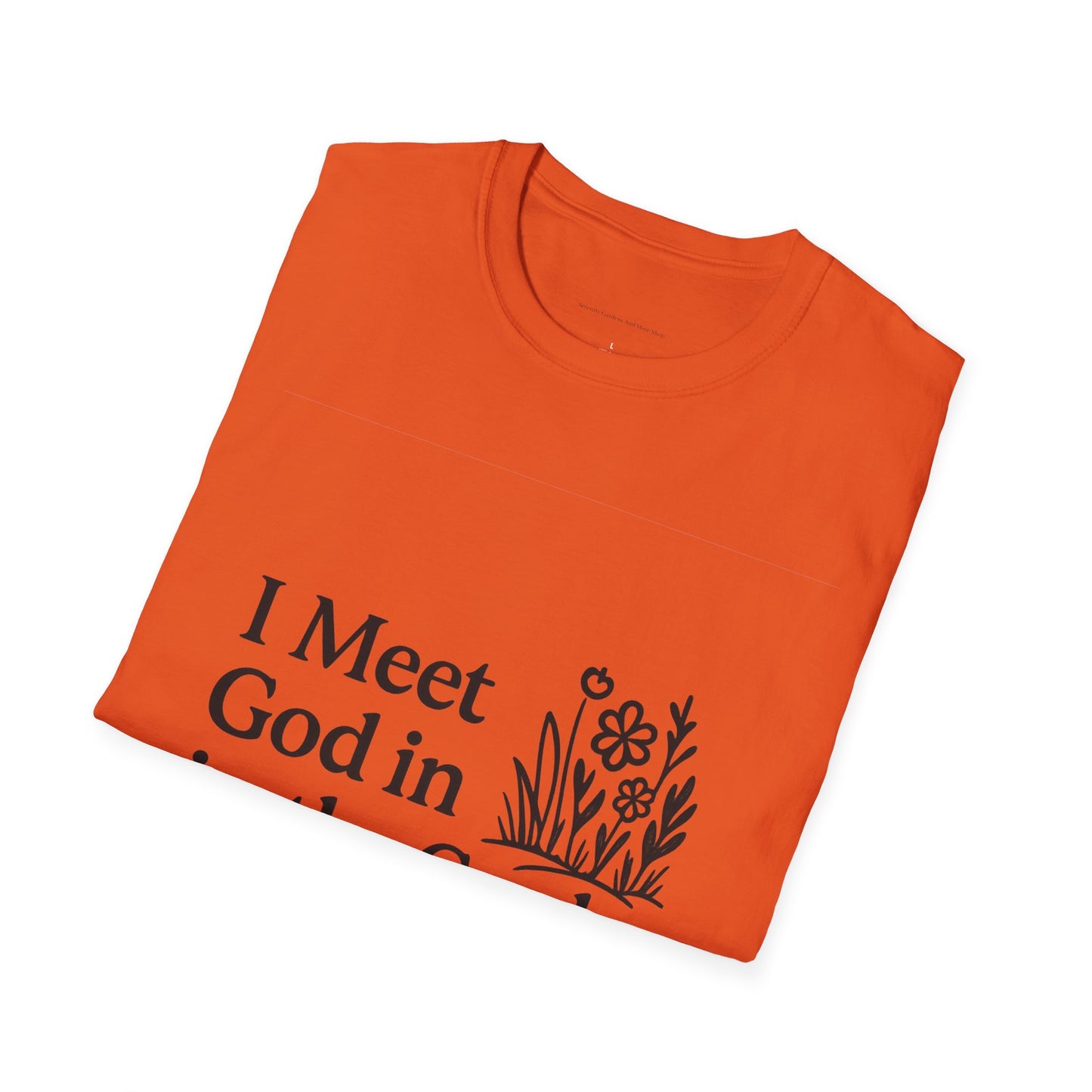 Garden-Inspired Faith T-Shirt | Inspirational Gift, Nature Lover Tee, Religious Apparel, Spring Celebrations, Gardening Enthusiast