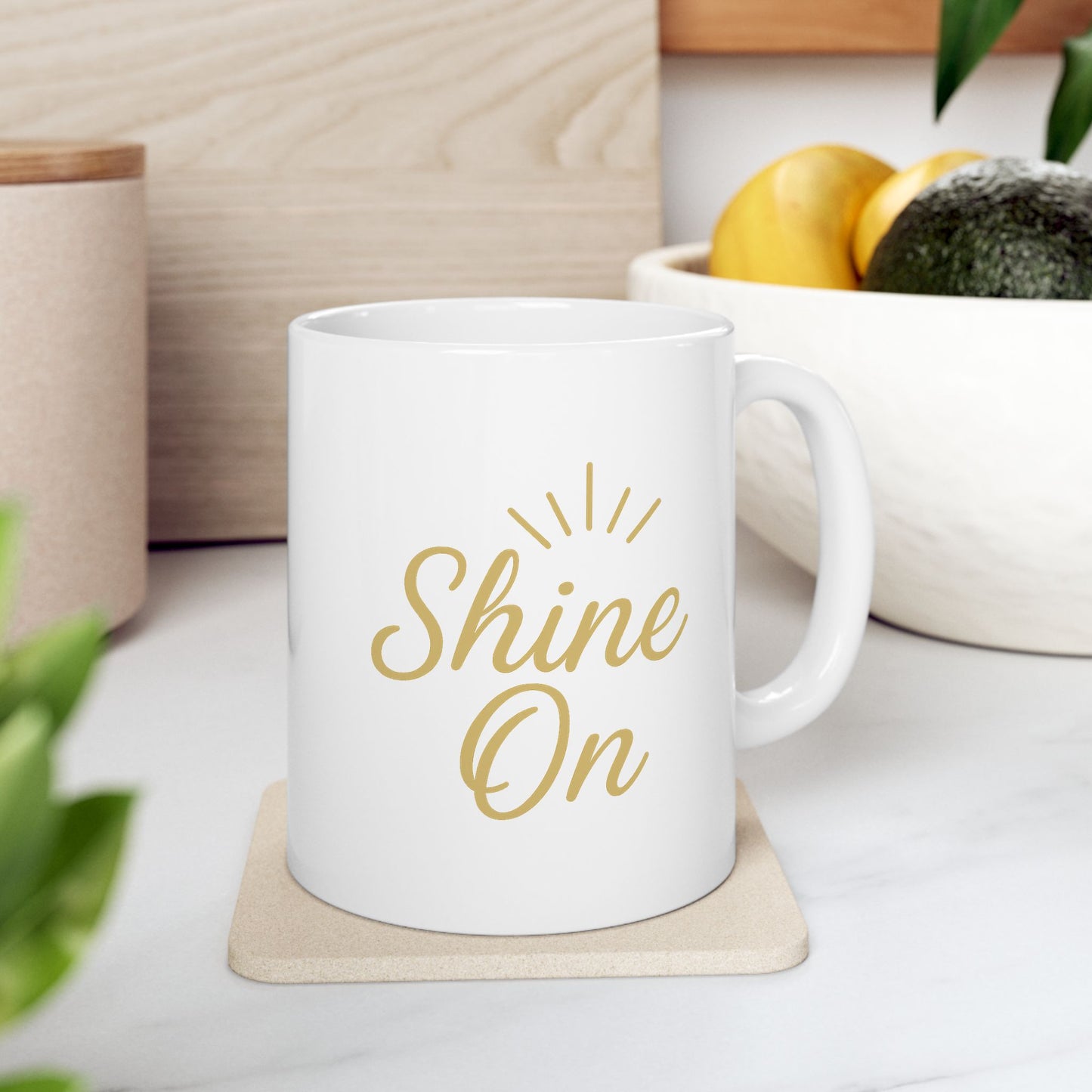 Elegant Ceramic Mug - Perfect Gift for Coffee Lovers, Birthdays, Anniversaries, Home Decor, Customizable Design