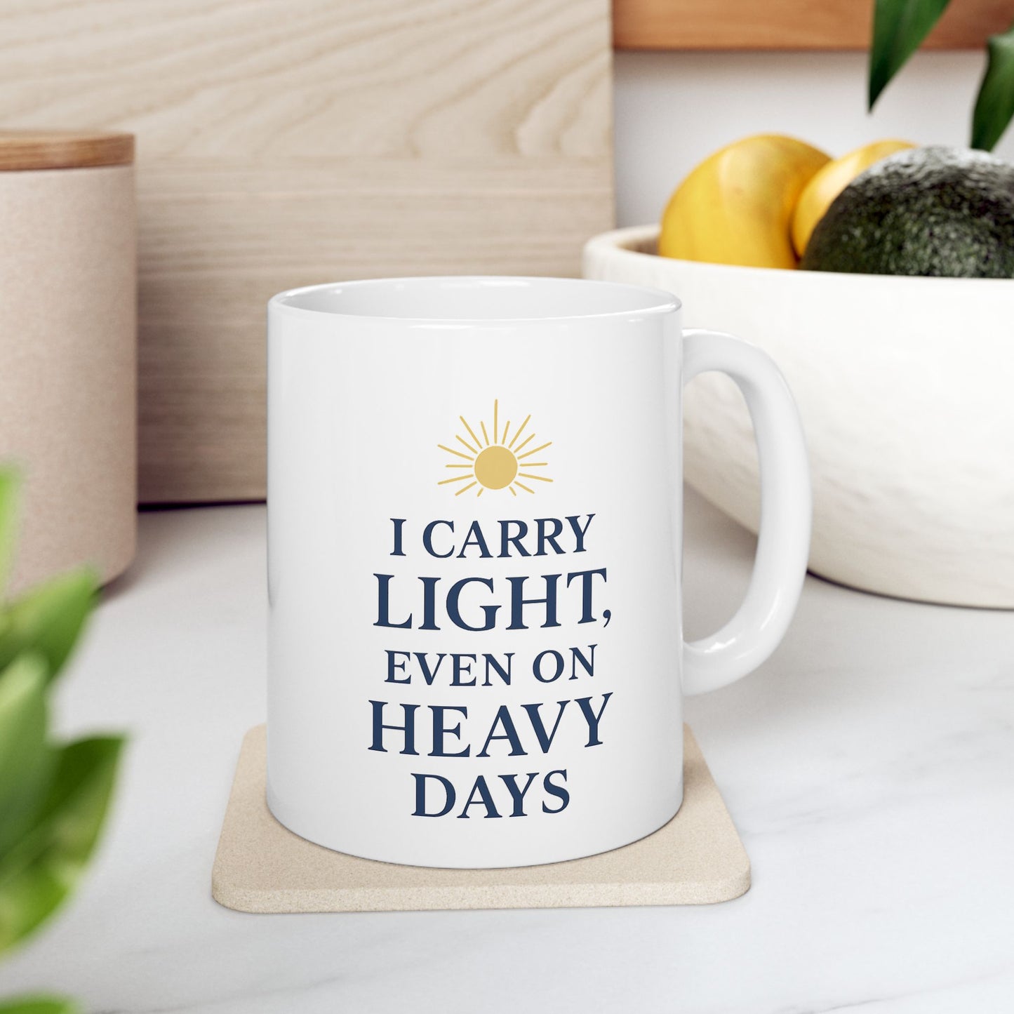 Inspirational Ceramic Mug - Perfect Gift for Coffee Lovers, Motivational Gift, Daily Inspiration, Home Office Décor, Self-Care