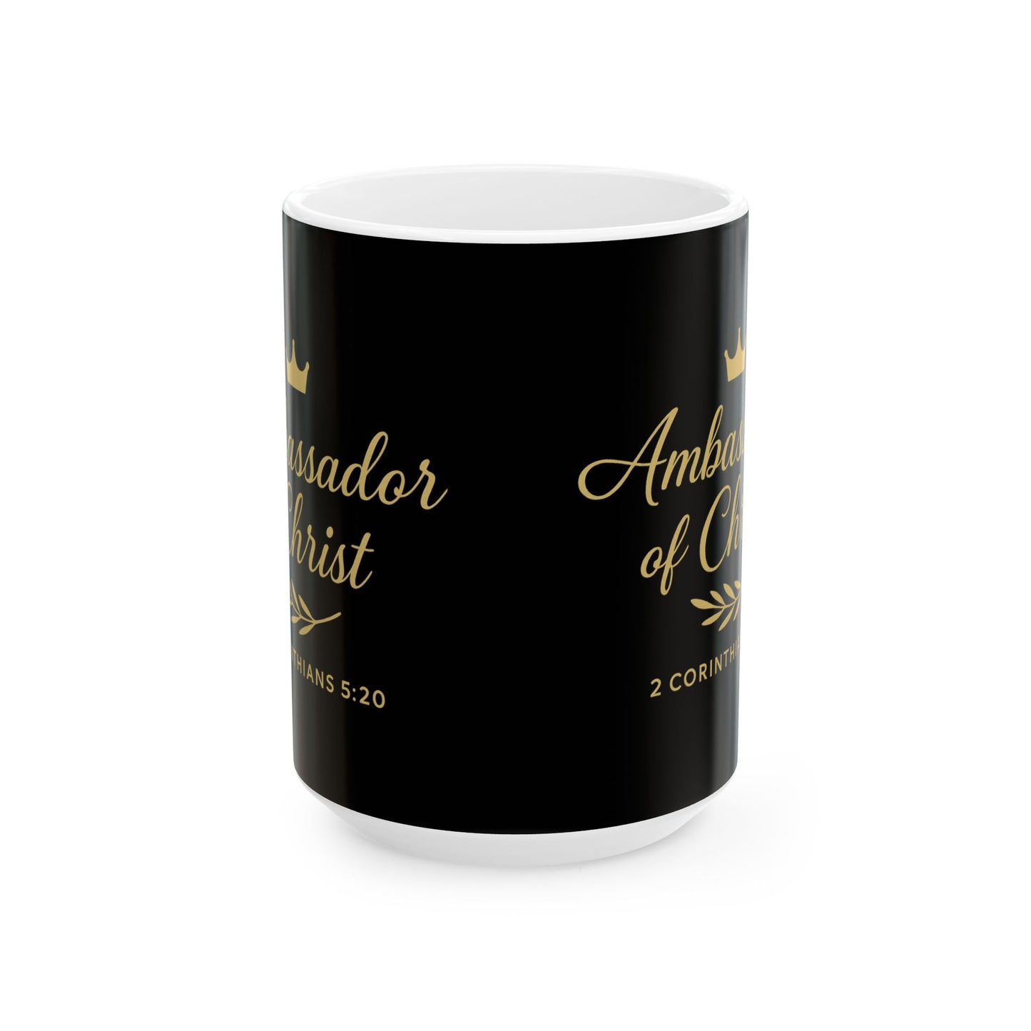 Elegant Inspirational Ceramic Mug for Coffee Lovers, Perfect for Gifting, Bible Verse Mug, Christian Faith Gifts, Motivational [...]