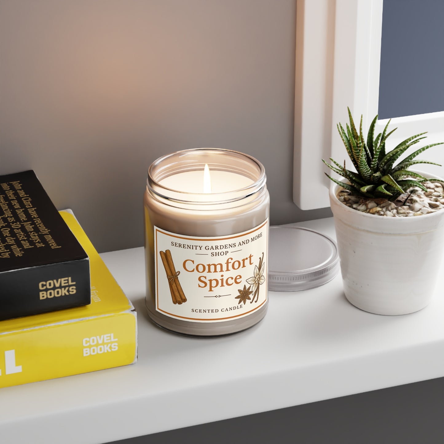 Comfort Spice Scented Candle, Aromatherapy, Relaxation, Home Decor, Gift for Her, Cozy Nights, Holiday Essential