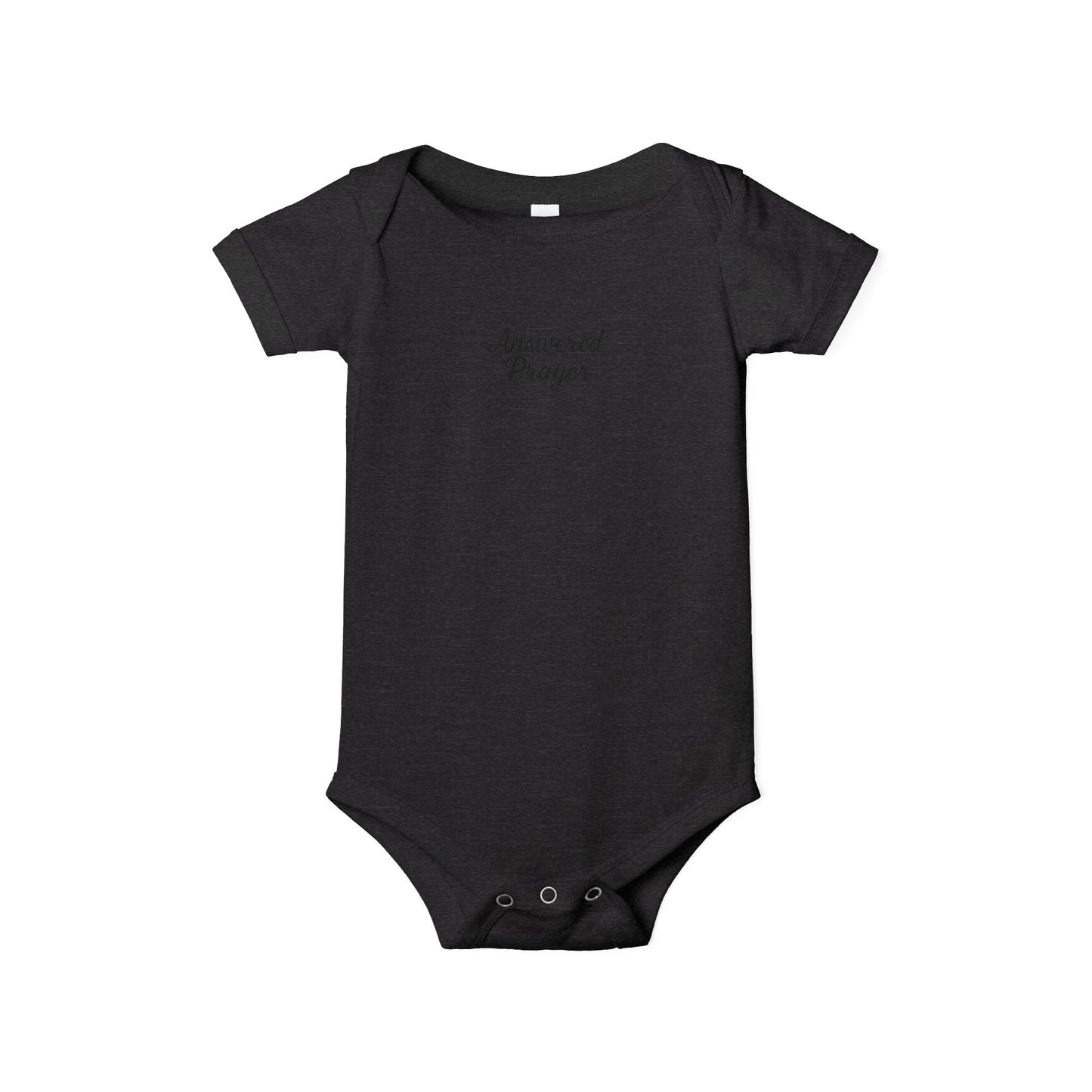 Answered Prayer Infant Jersey One Piece, Baby Bodysuit, Newborn Gift, Christian Baby Outfit, Baby Shower Gift, Toddler Clothing
