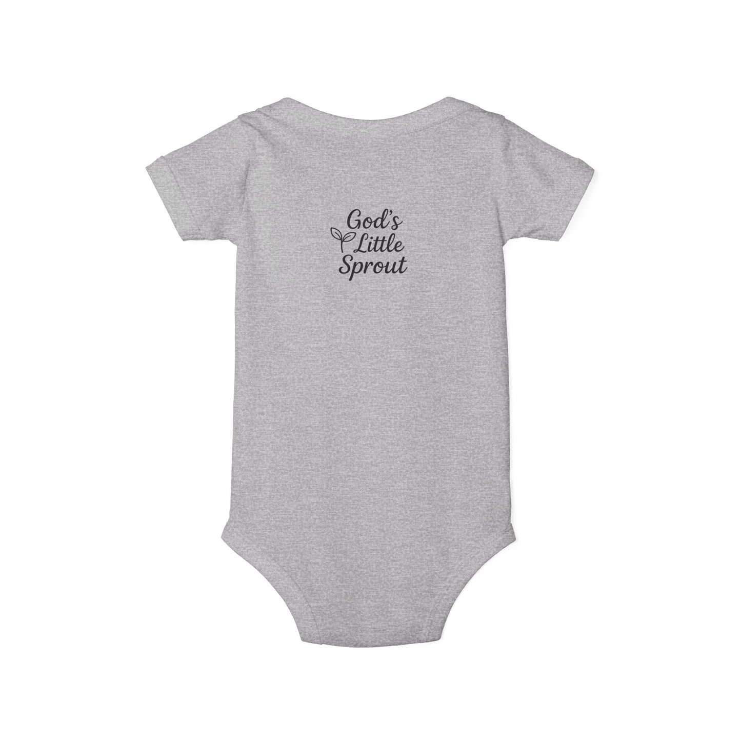 God's Little Sprout Infant Bodysuit, Baby Shower Gift, Newborn Outfit, Christening Apparel, Infant Clothing, Cute Baby Wear