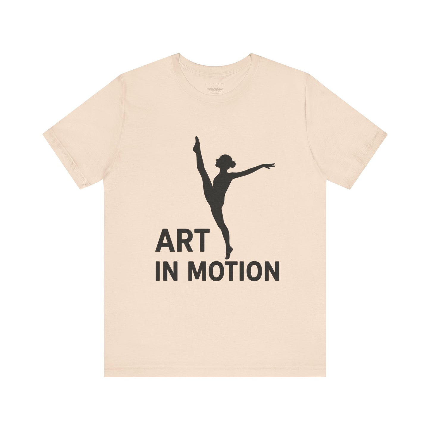 Dancer Graphic Tee, Art in Motion T-Shirt, Ballet Dance Apparel, Unisex Casual Top, Perfect Gift for Dance Lovers, Artsy Statement Shirt