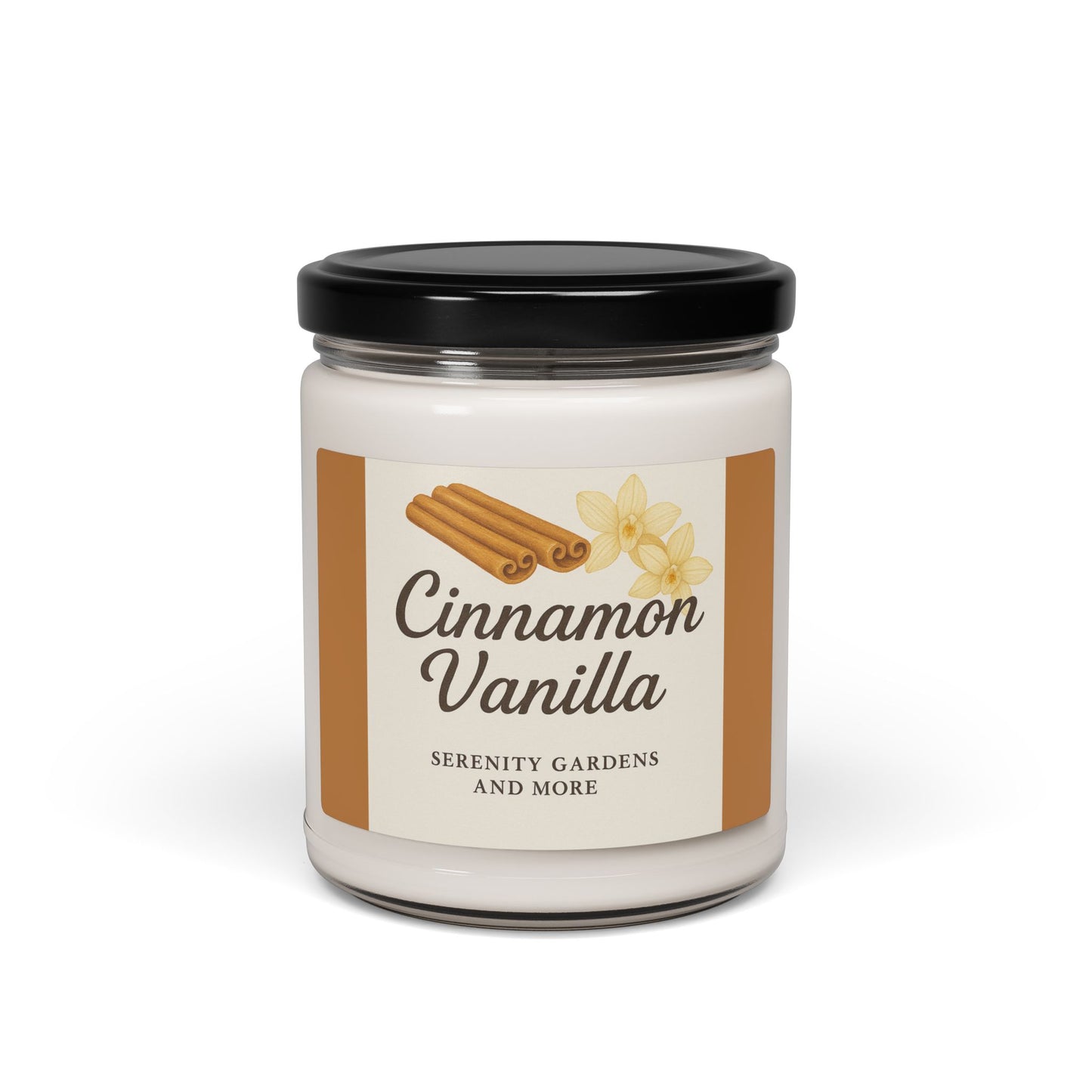 Cinnamon Vanilla Scented Soy Candle | Cozy Relaxation Gift | Aromatherapy Home Fragrance, Holiday Decor, Self-Care, Gift for Her, [...]