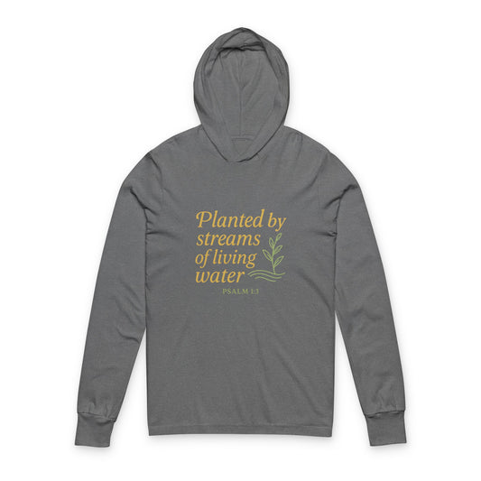 Botanical Inspired Unisex Hooded Tee, Lightweight Long Sleeve Shirt, Unique Gift for Nature Lovers, Cozy Hooded Top for Relaxing, [...]
