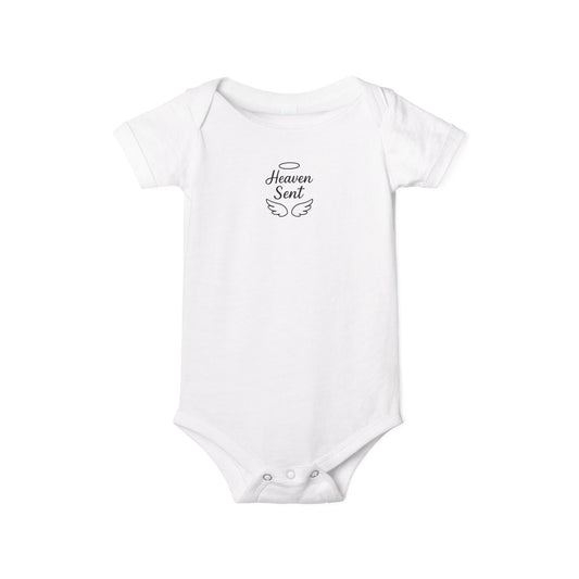 Heaven Sent Infant One Piece, Baby Bodysuit, Newborn Gift, Baby Shower Present, Cute Baby Clothes, Angelic Outfit